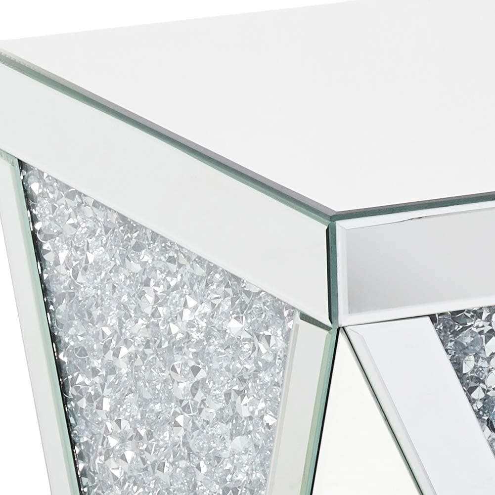 Noralie End Table Square/Triangular Shape - Ornate Home