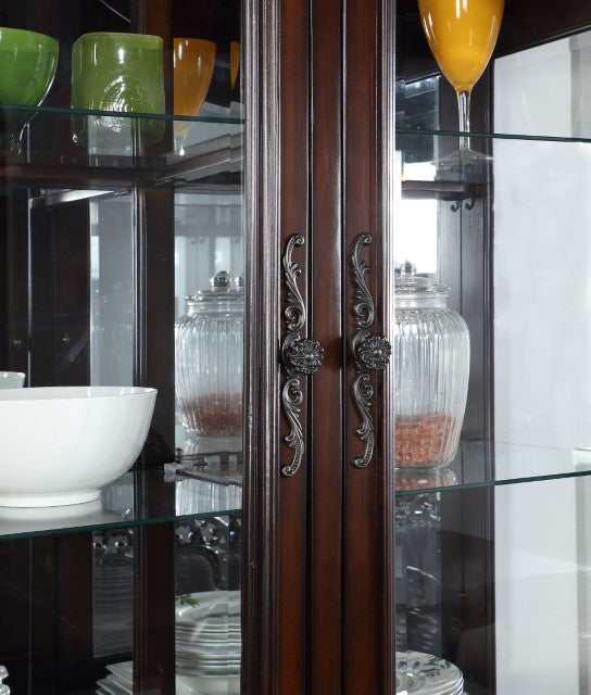 Nouvelle Brown Cherry Hutch & Buffet - Ornate Home