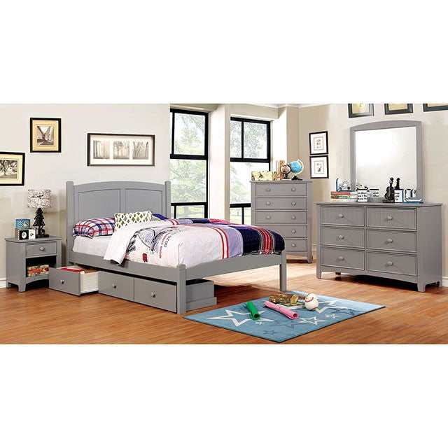 Omnus Gray Drawers (Set of 3) - Ornate Home