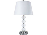 Oona White/Clear Table Lamp (Set of 2) - Ornate Home