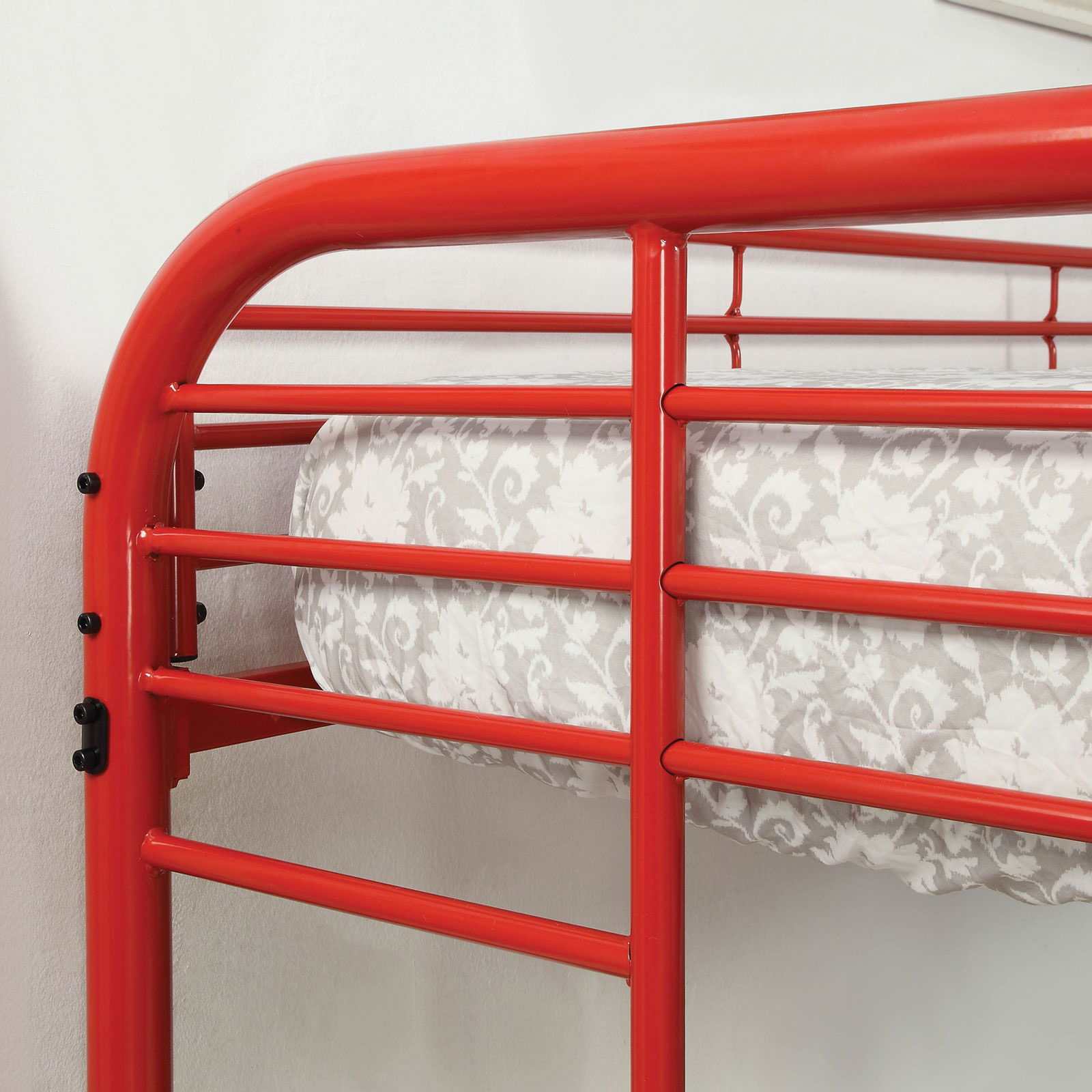 Opal Red Twin/Full Bunk Bed - Ornate Home