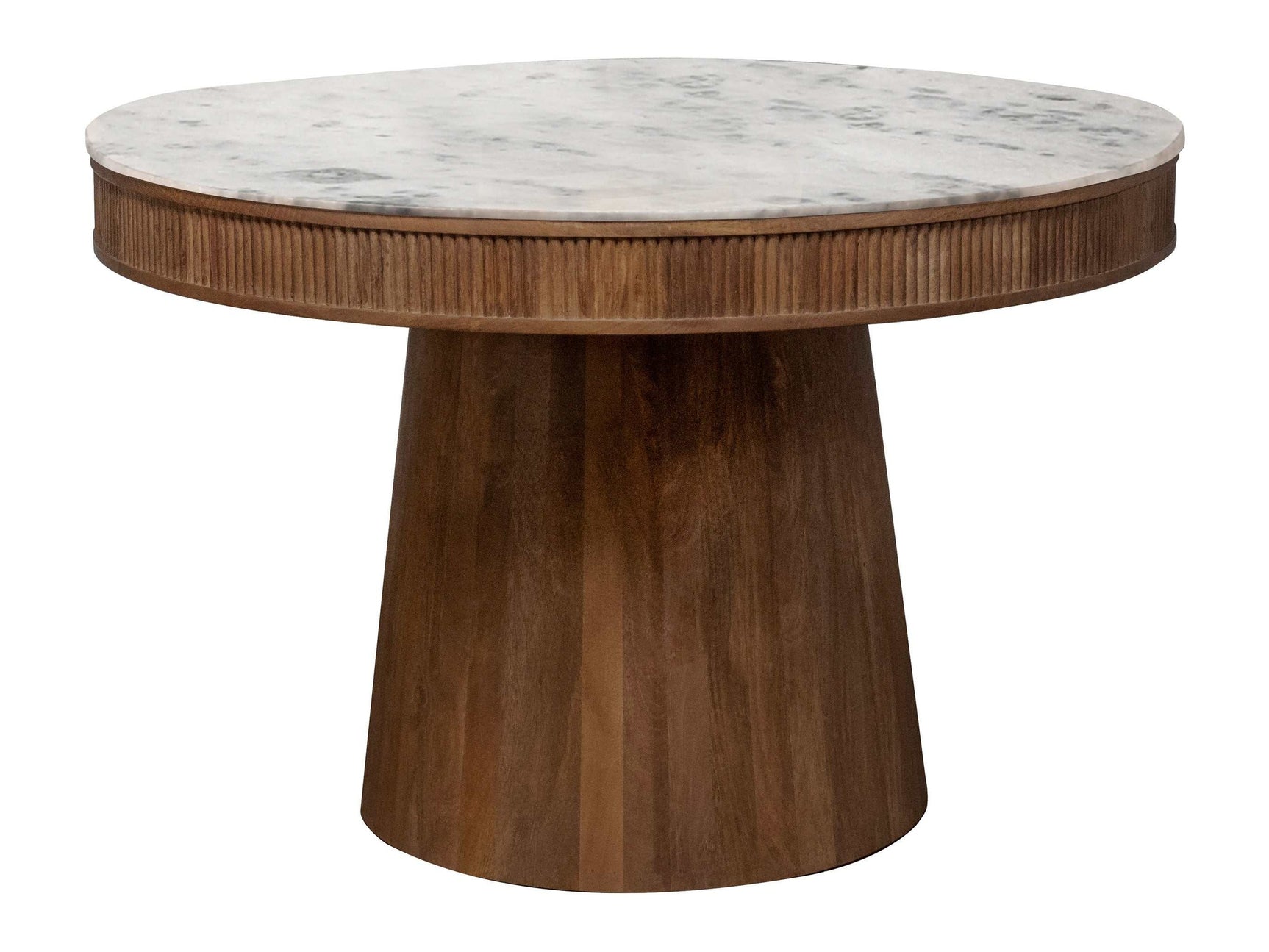 Ortega White / Natural Dining Table - Ornate Home