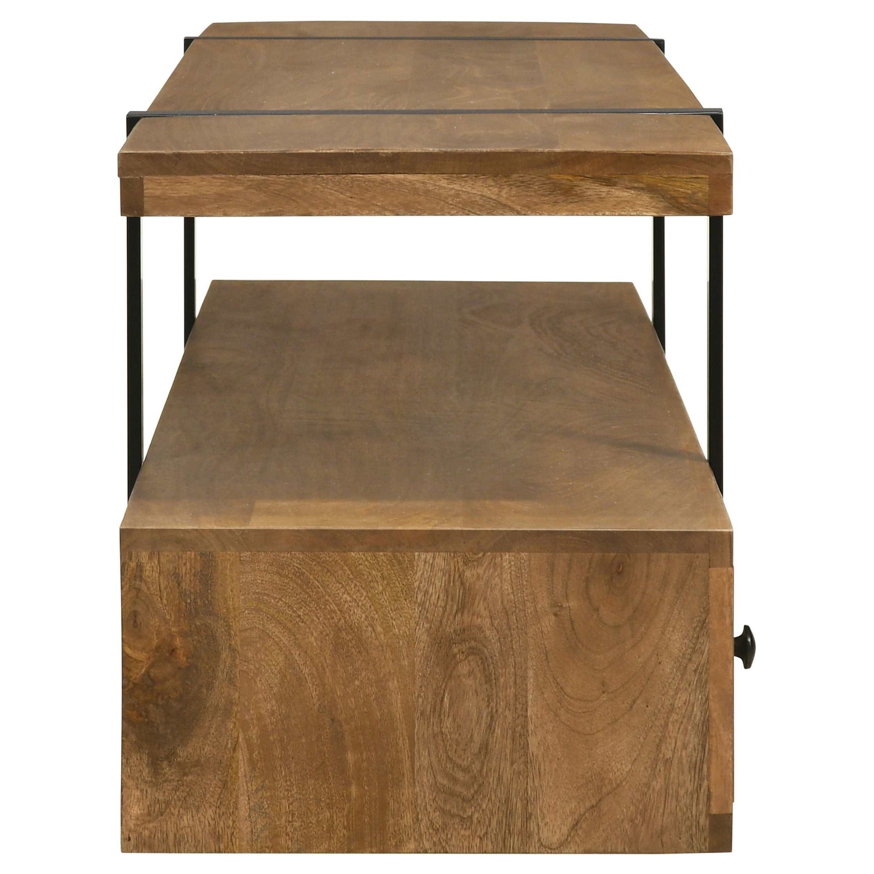 Otto Brown / Gunmetal 7 " Tv Stand - Ornate Home