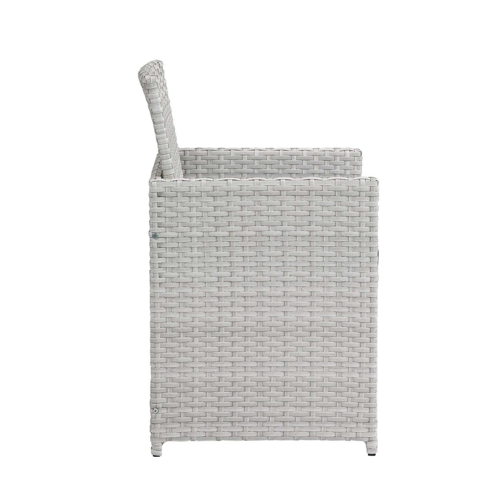 Paitalyi Blue & White Patio Set 9pc - Ornate Home