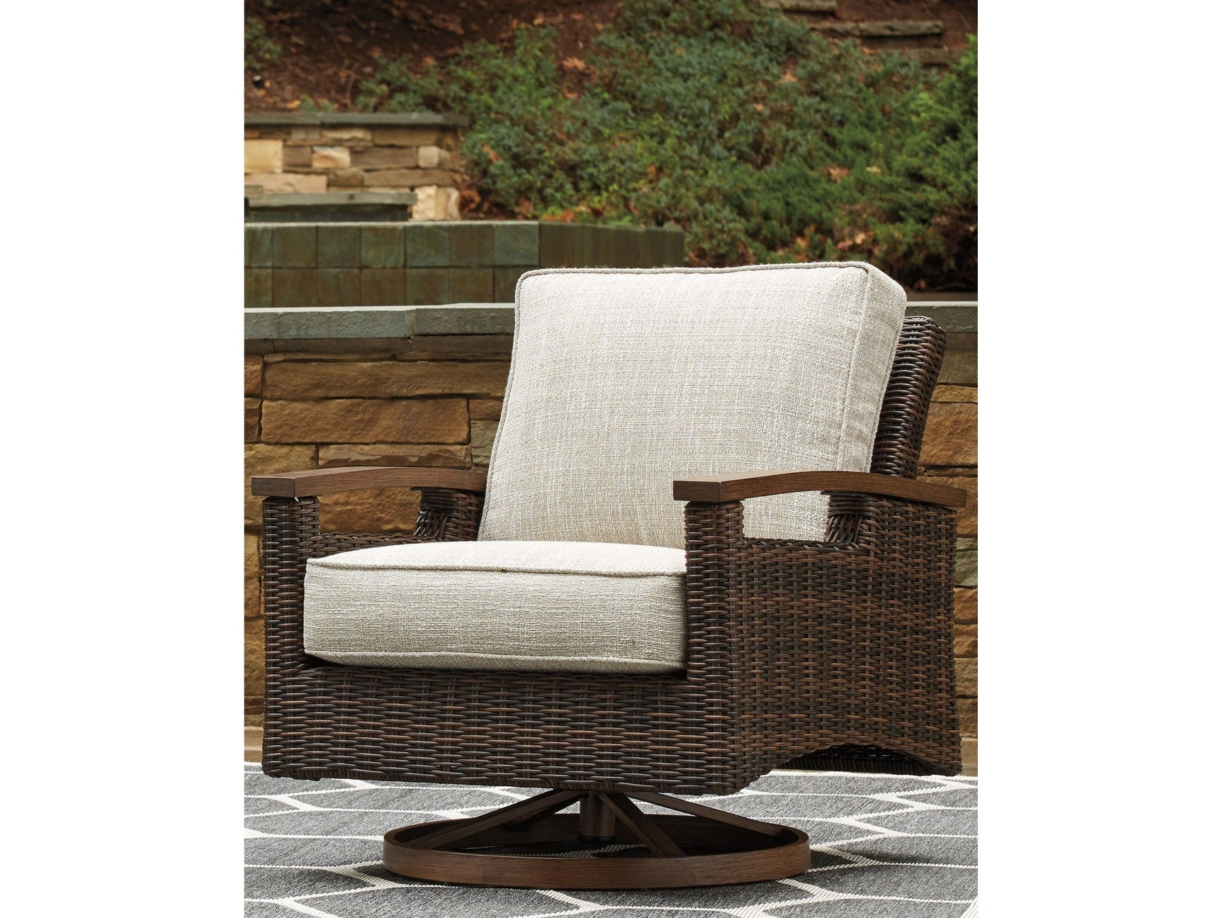 Paradise Trail Outdoor Swivel Lounge Chair (Set of 2) - Ornate Home