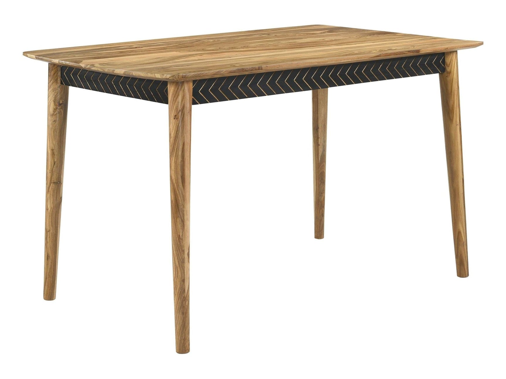 Partridge Natural Sheesham / Black Counter Height Dining Table - Ornate Home