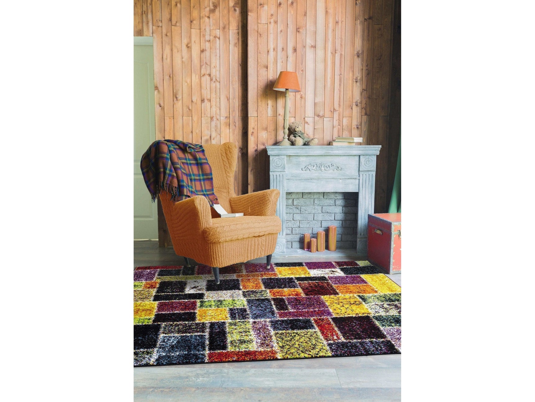 Patchwork Rug w/ 3 Size Options - Ornate Home