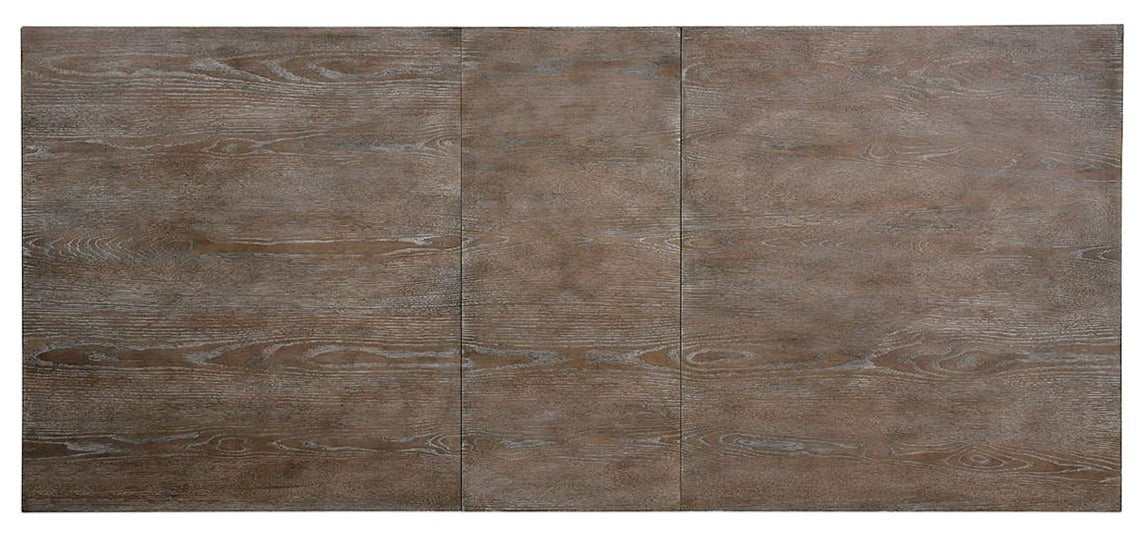 Patience Rustic Natural Tone & Beige Dining Table - Ornate Home