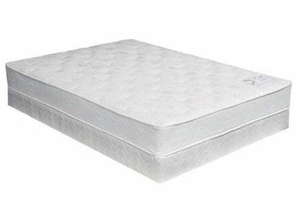 Pearl White NonFlip Tight Top 8" Mattress / Medium - Ornate Home