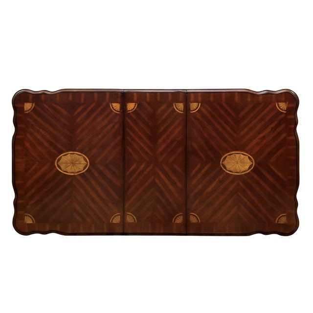 Petersburg Cherry Dining Table w/ 1 X 18" Leaf - Ornate Home