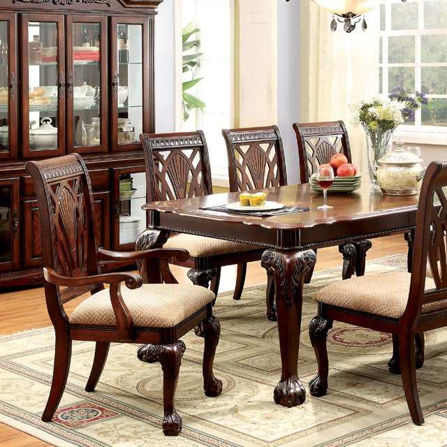 Petersburg Cherry Dining Table w/ 1 X 18" Leaf - Ornate Home