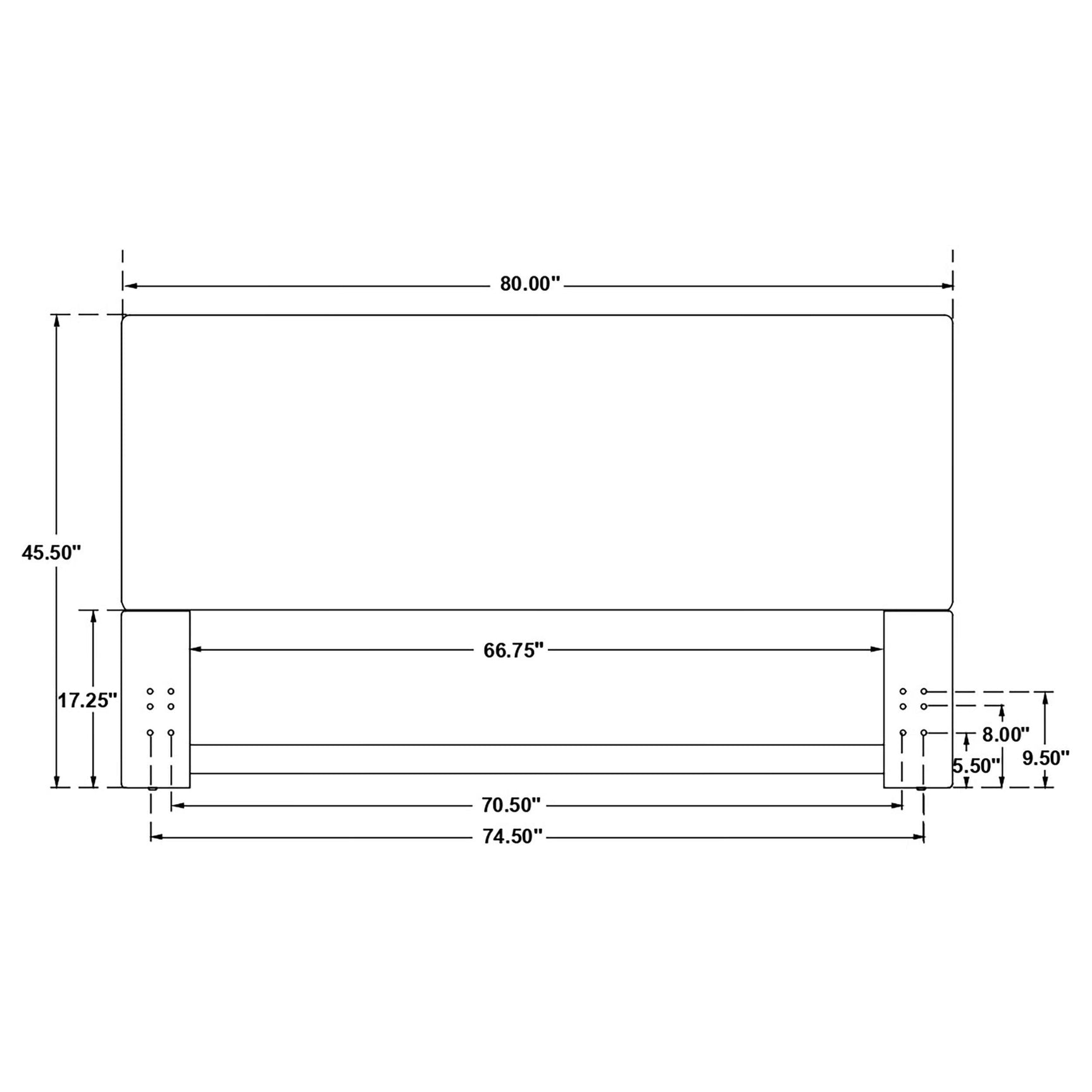 Pirro Sand Eastern King / California King Headboard - Ornate Home