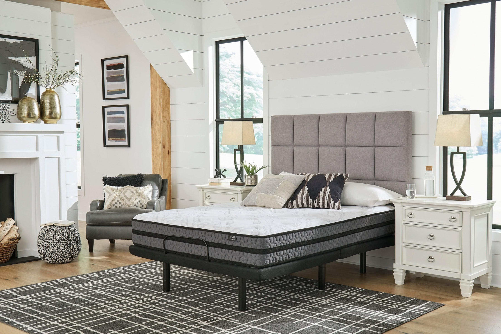 Pocketed Hybrid 10 Inch Mattress Medium - Ornate Home