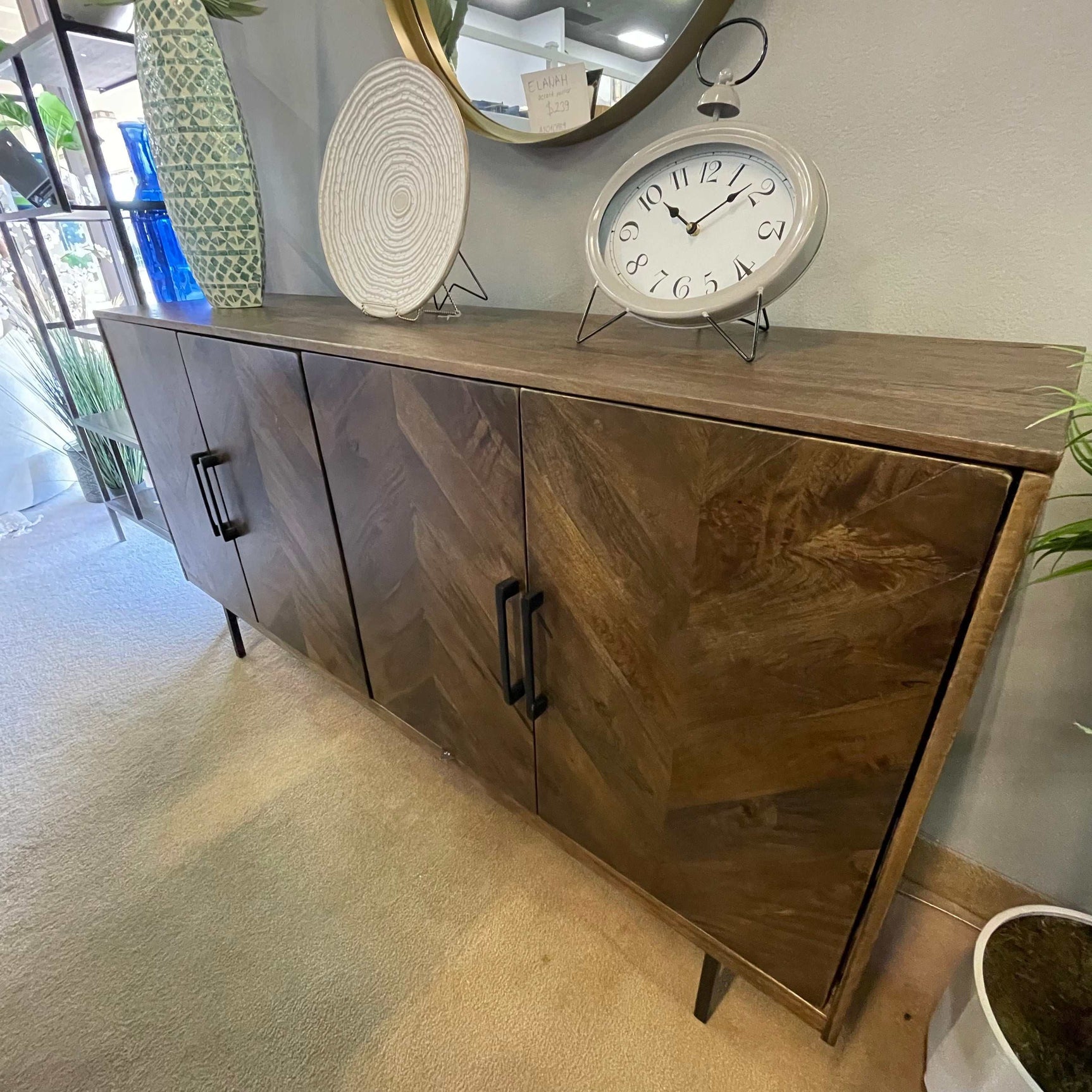 Prattville Brown Accent Cabinet - Ornate Home