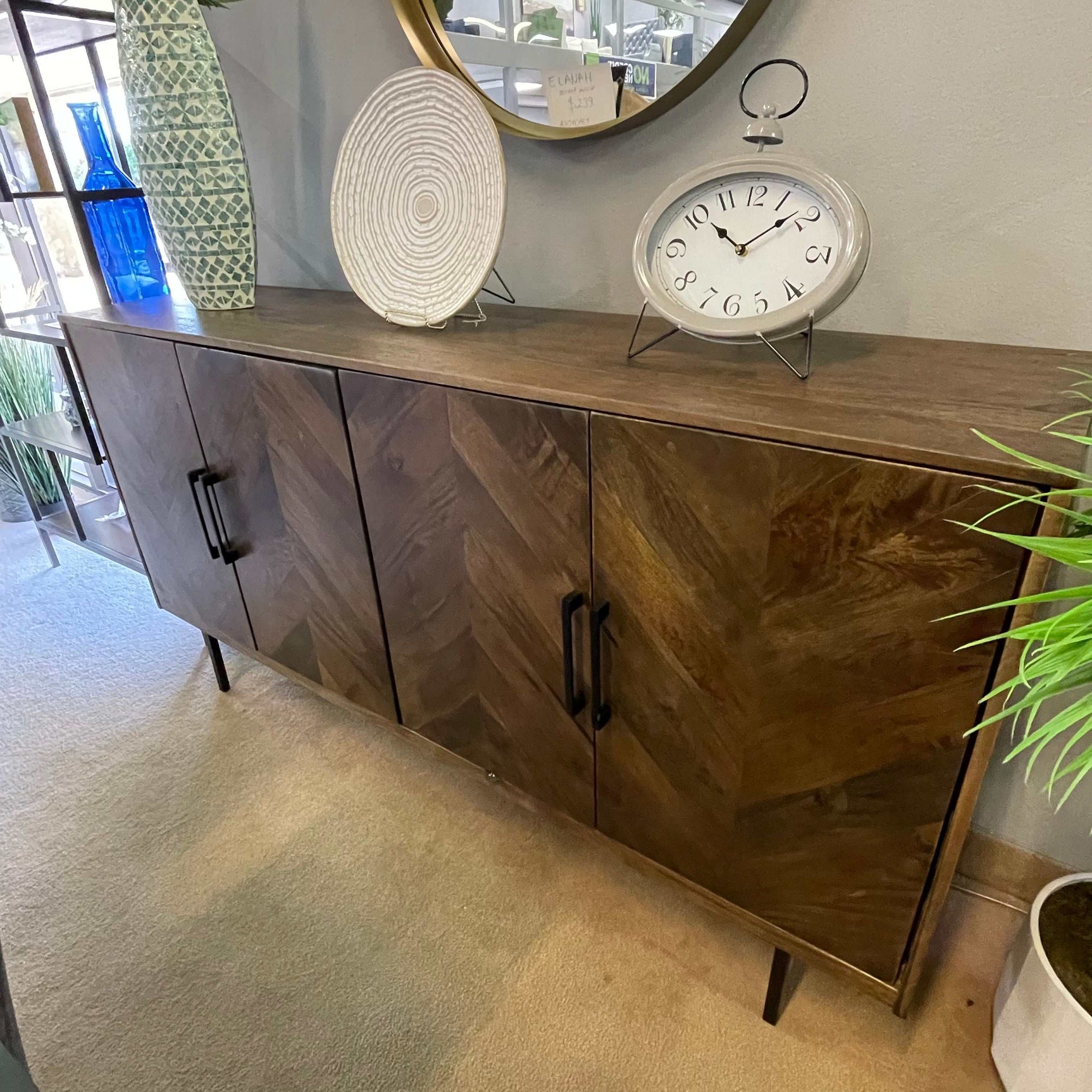 Prattville Brown Accent Cabinet - Ornate Home