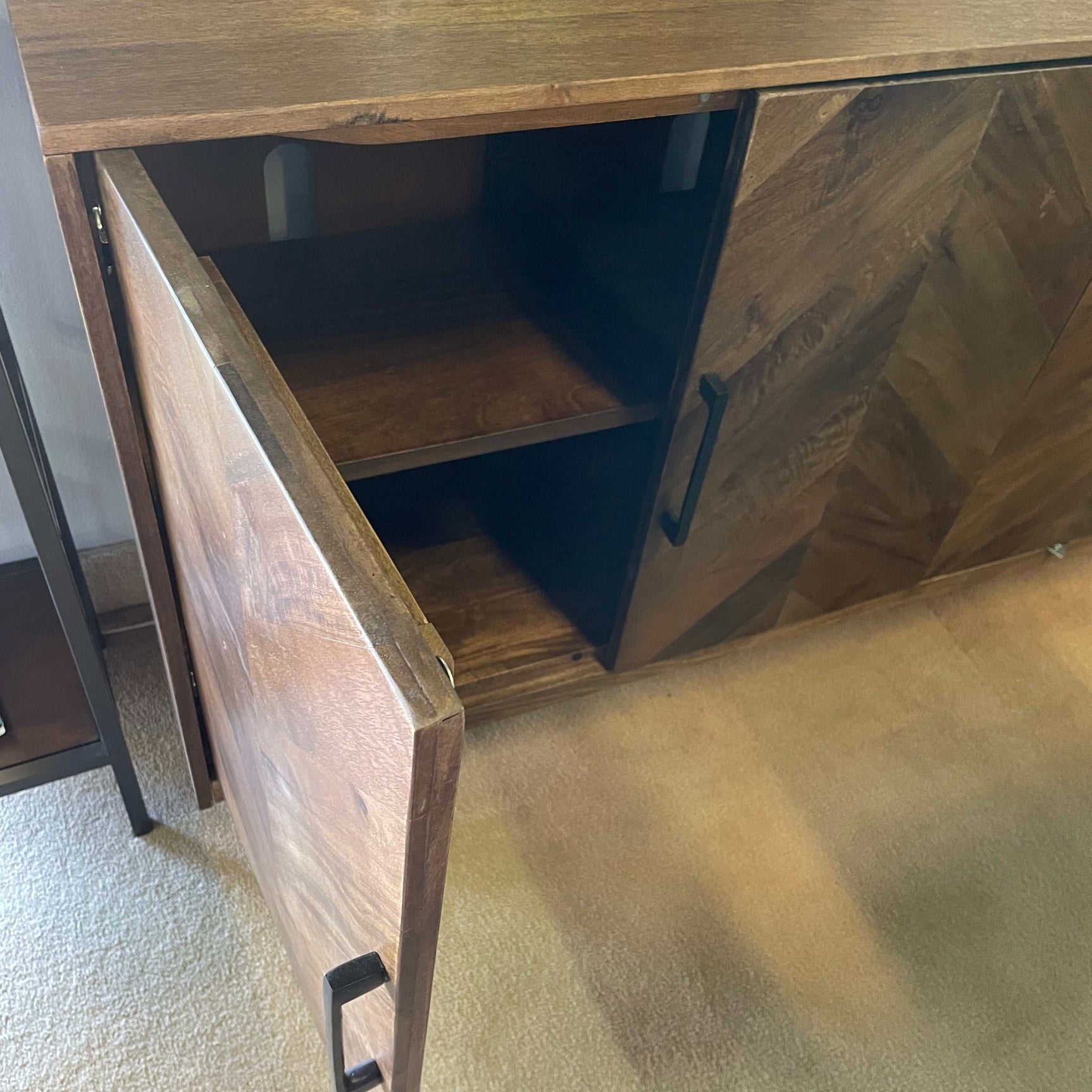 Prattville Brown Accent Cabinet - Ornate Home