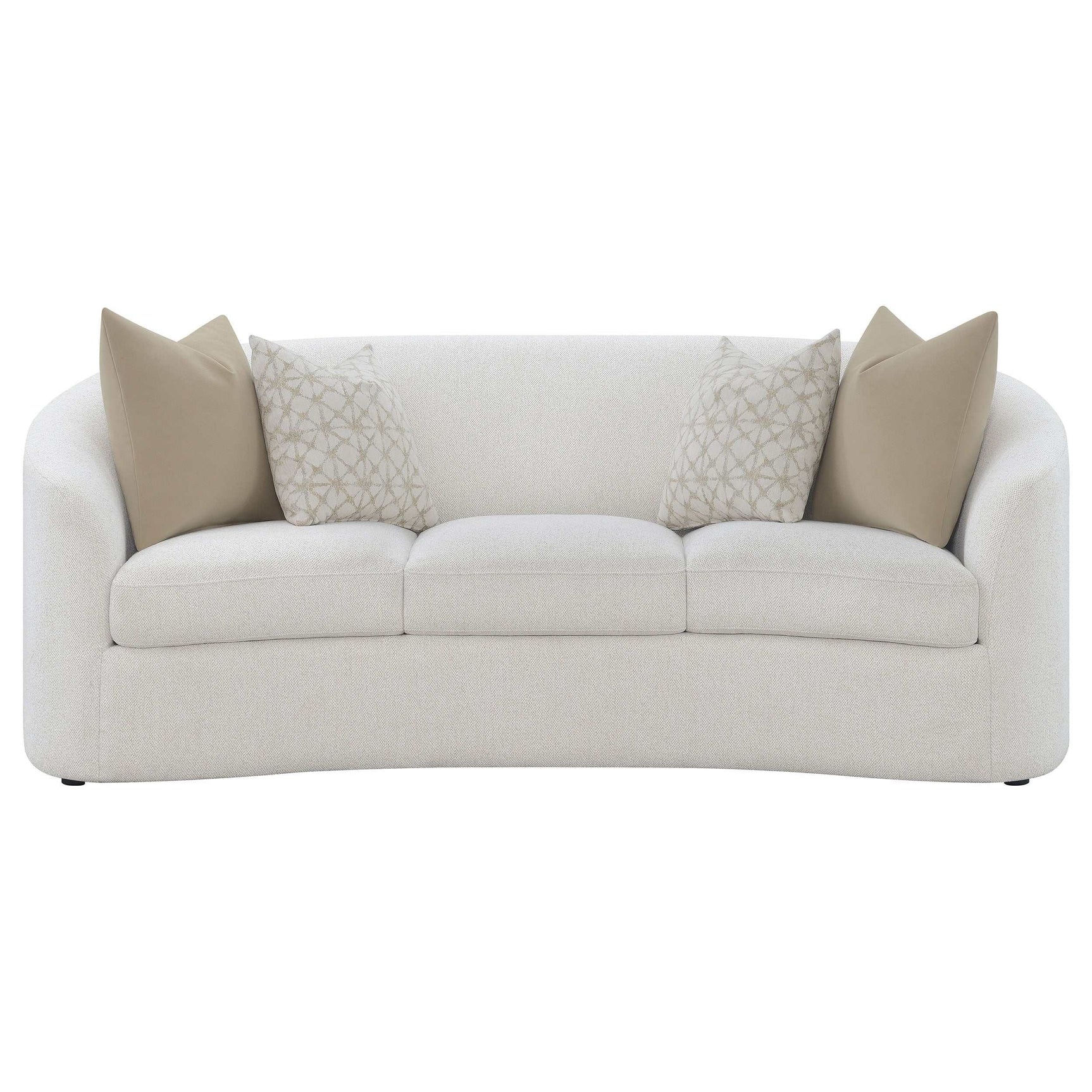 Rainn Latte 3 Pc Sofa Set - Ornate Home