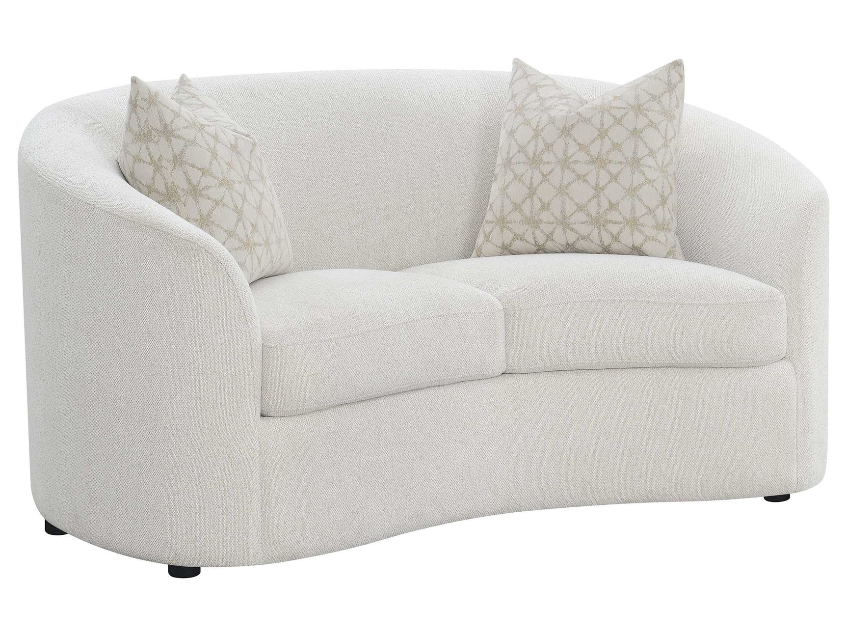 Rainn Latte Loveseat - Ornate Home