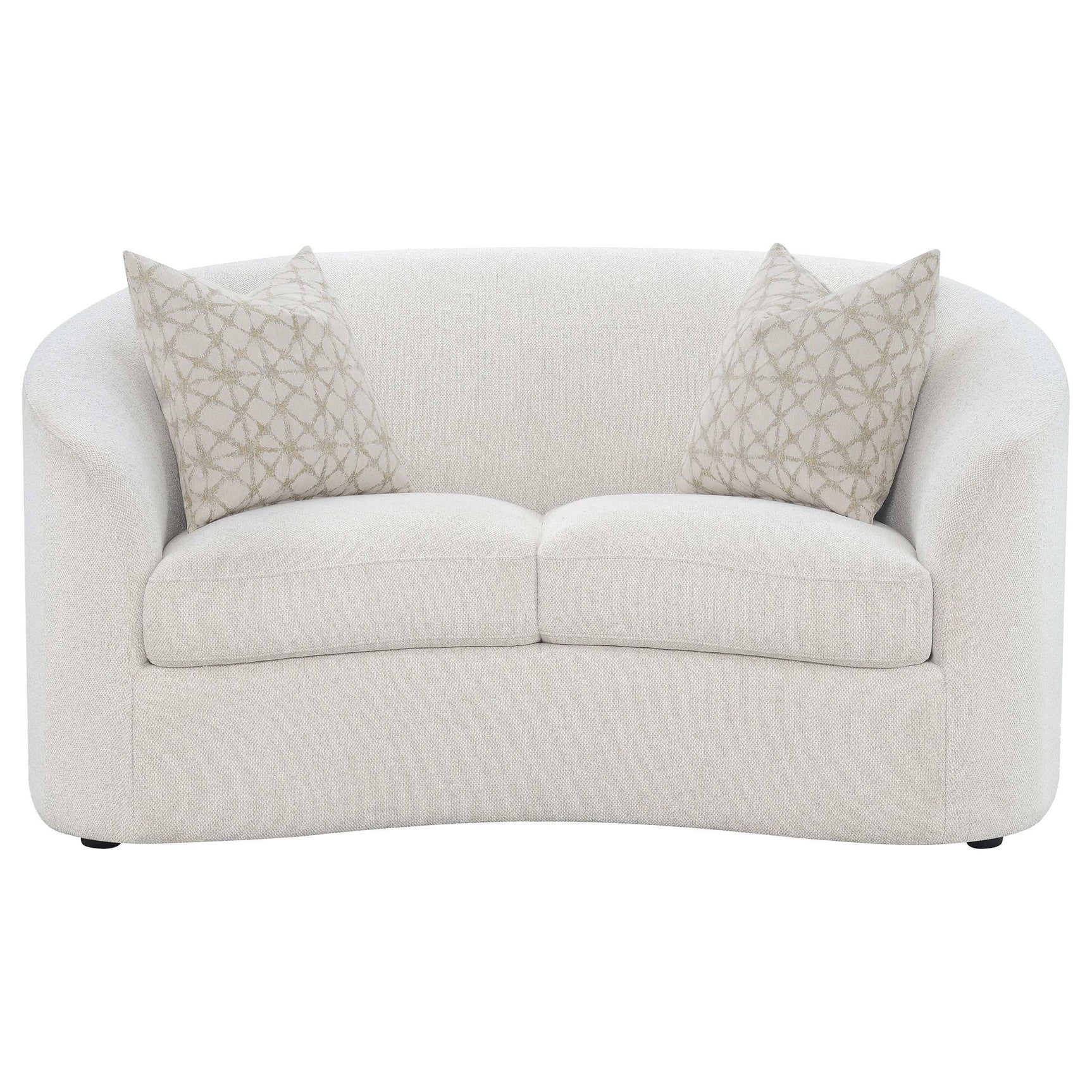 Rainn Latte Loveseat - Ornate Home