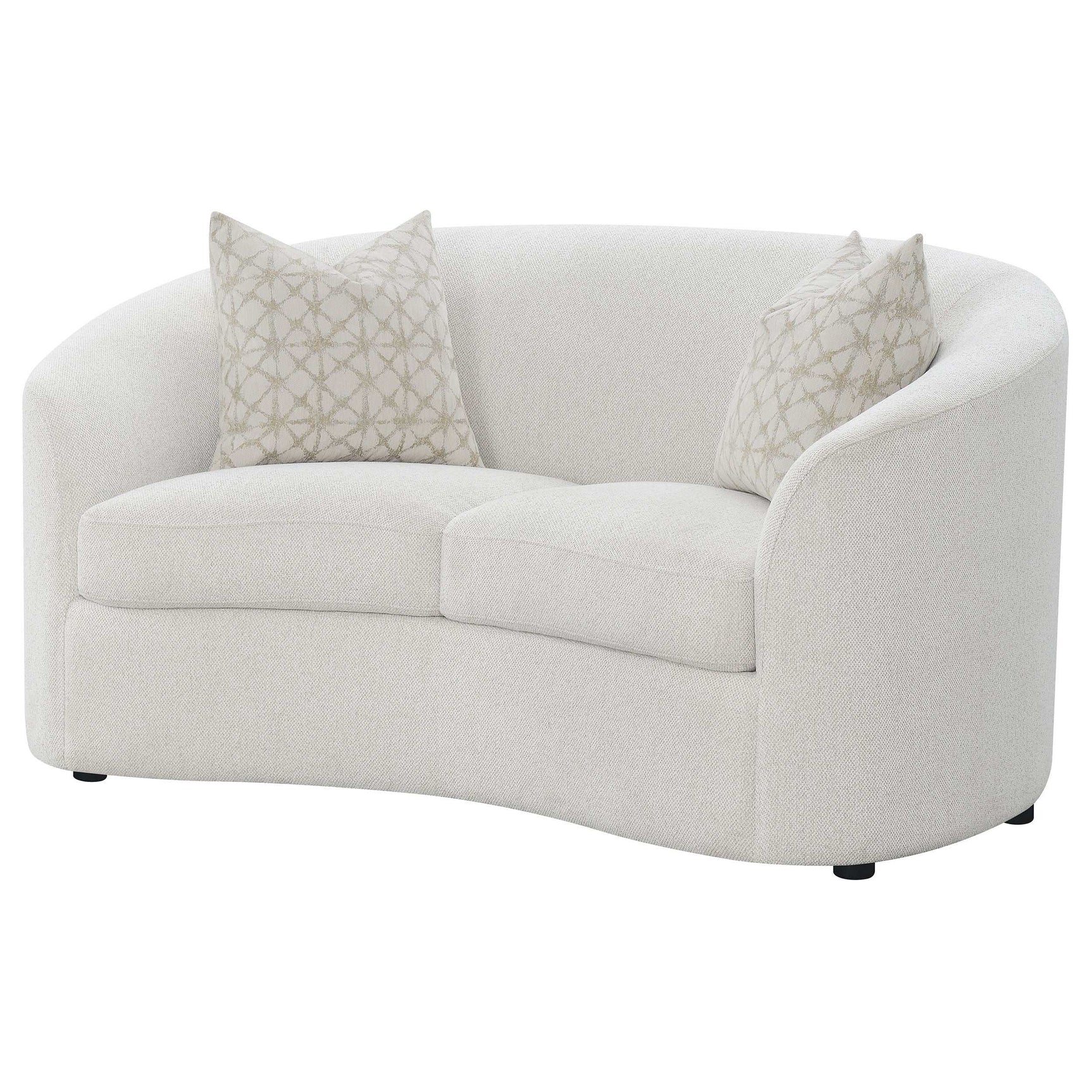 Rainn Latte Loveseat - Ornate Home