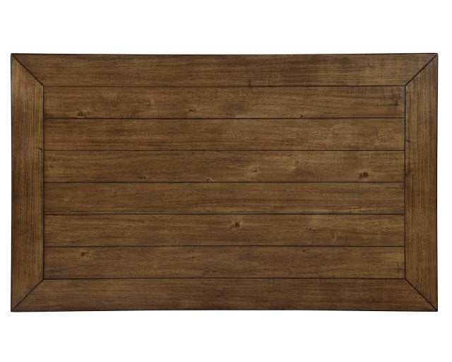 Rapidview Walnut/Light Gray Dining Table - Ornate Home