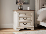 Realyn Nightstand w/ Three Drawer - Ornate Home