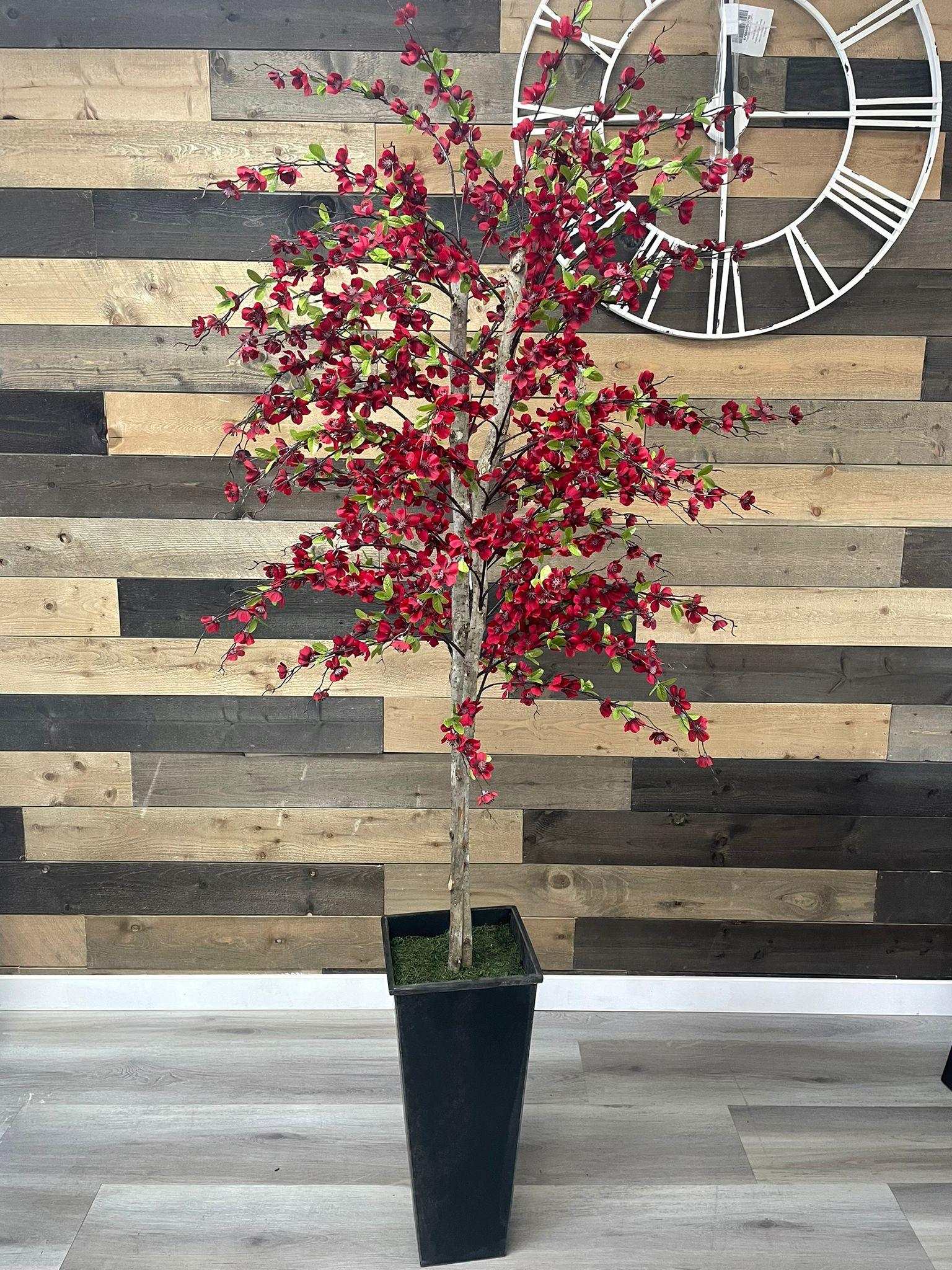 Red Cherry Blossom / 6’ - Ornate Home