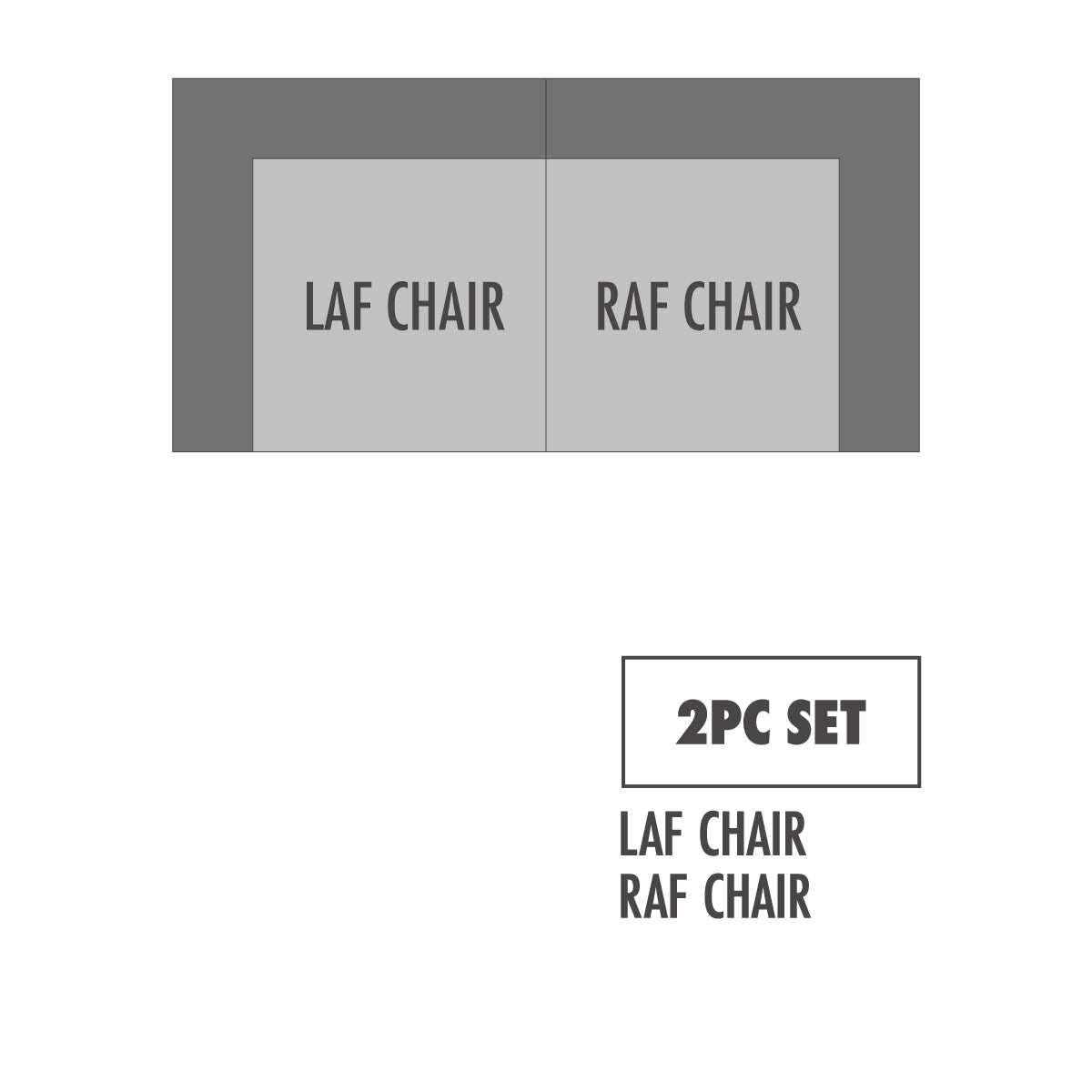 Regent Park Pewter Sectional Loveseat - Ornate Home