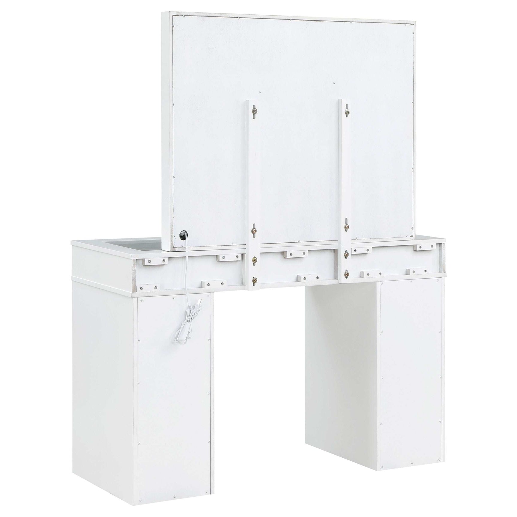 Regina White / Grey Vanity Set - Ornate Home