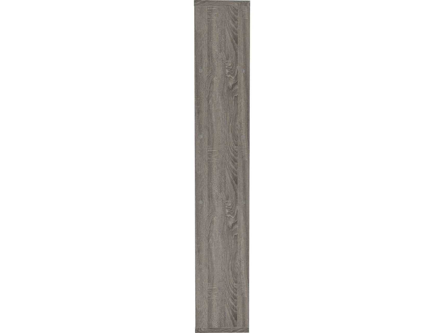 Reid Weathered Grey 5 Tier Bookcase - Ornate Home