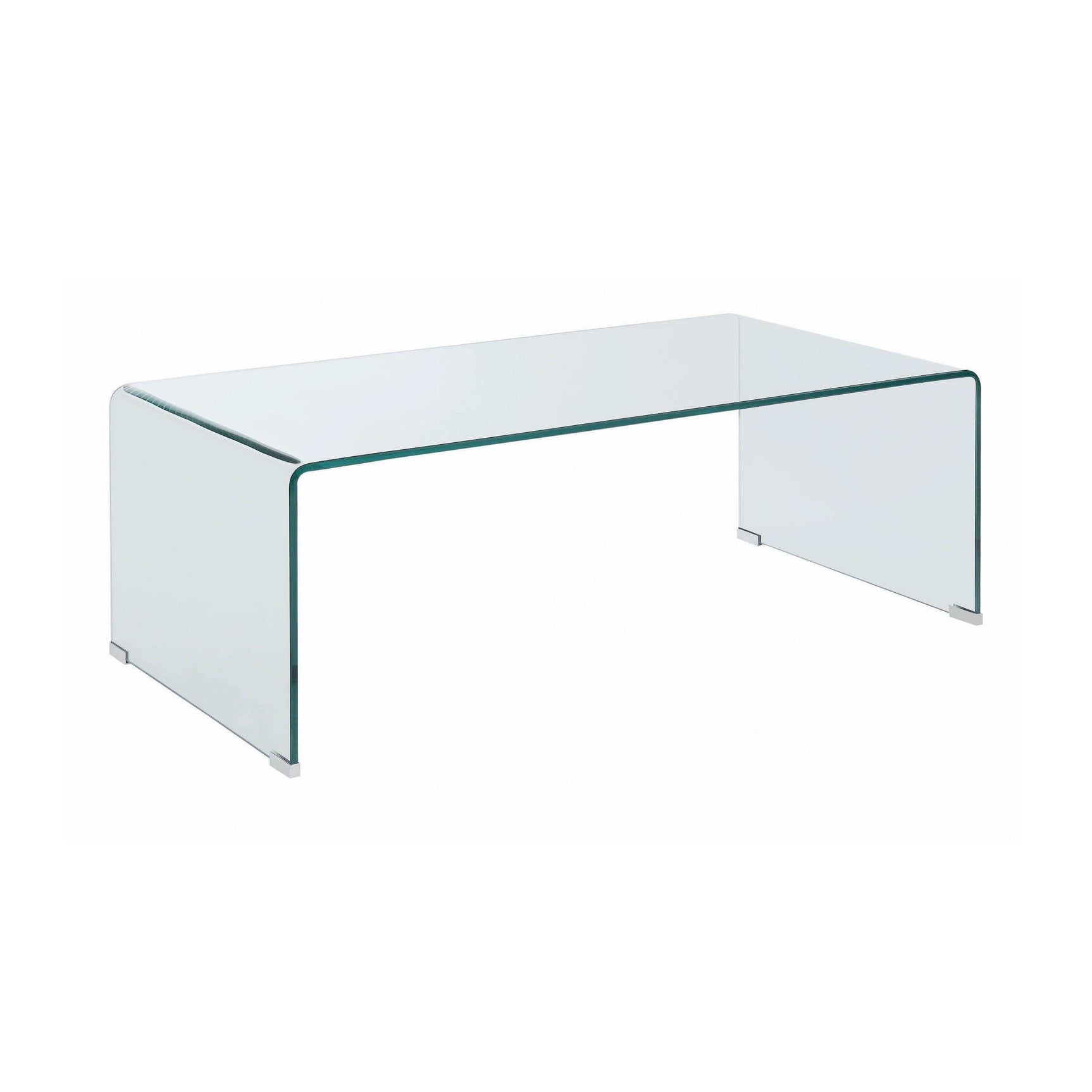 Retmo Clear Rectangular Coffee Table Clear - Ornate Home