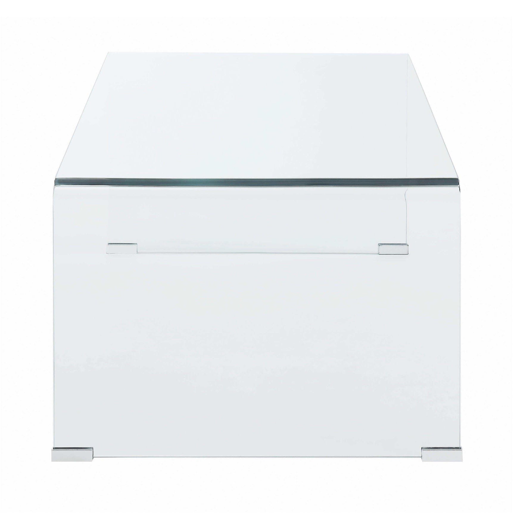 Retmo Clear Rectangular Coffee Table Clear - Ornate Home