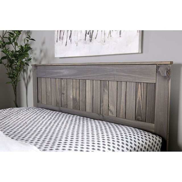 Rockwall Weathered Gray Queen Bed - Ornate Home