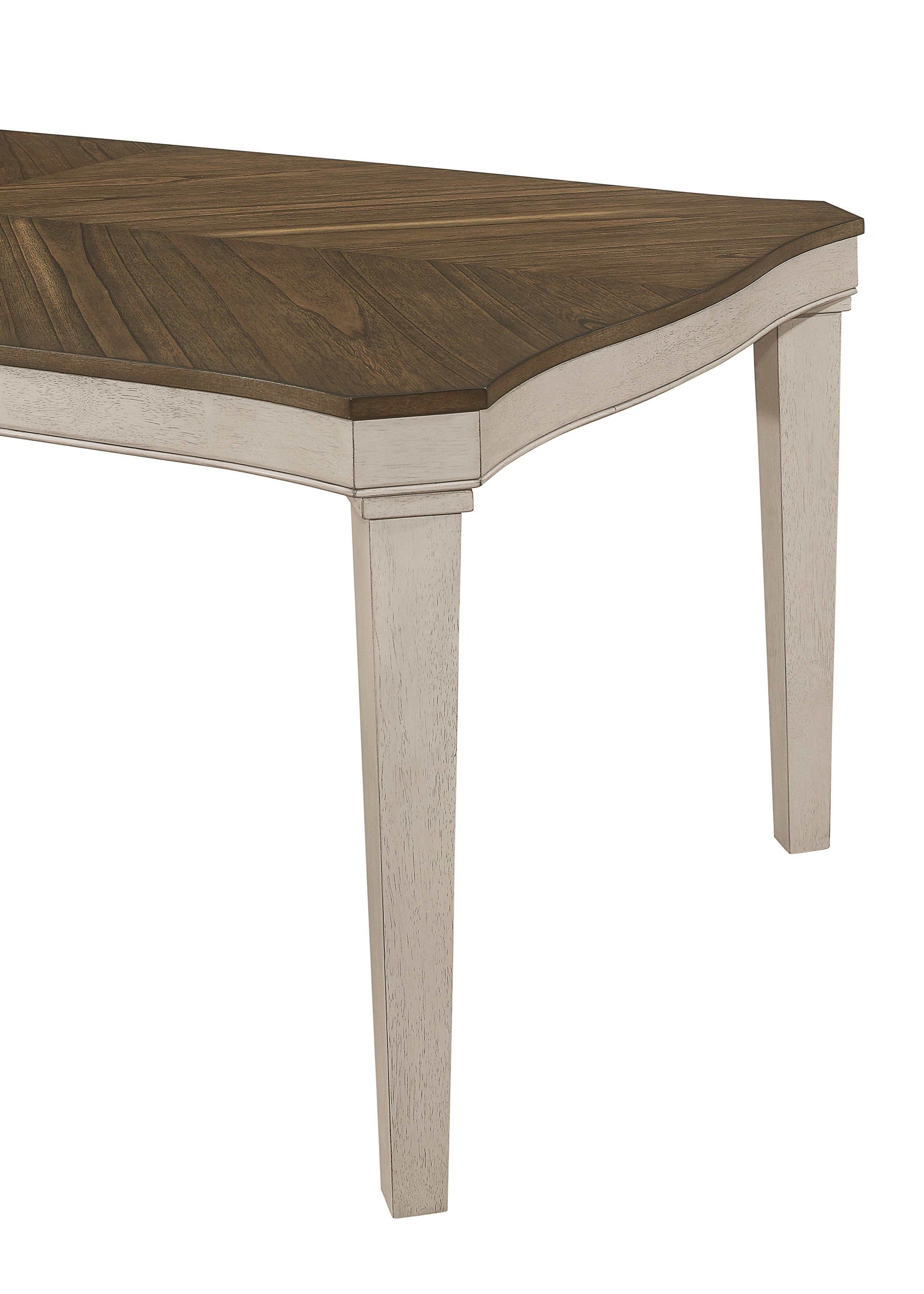Ronnie Nutmeg / Rustic Cream Dining Table - Ornate Home