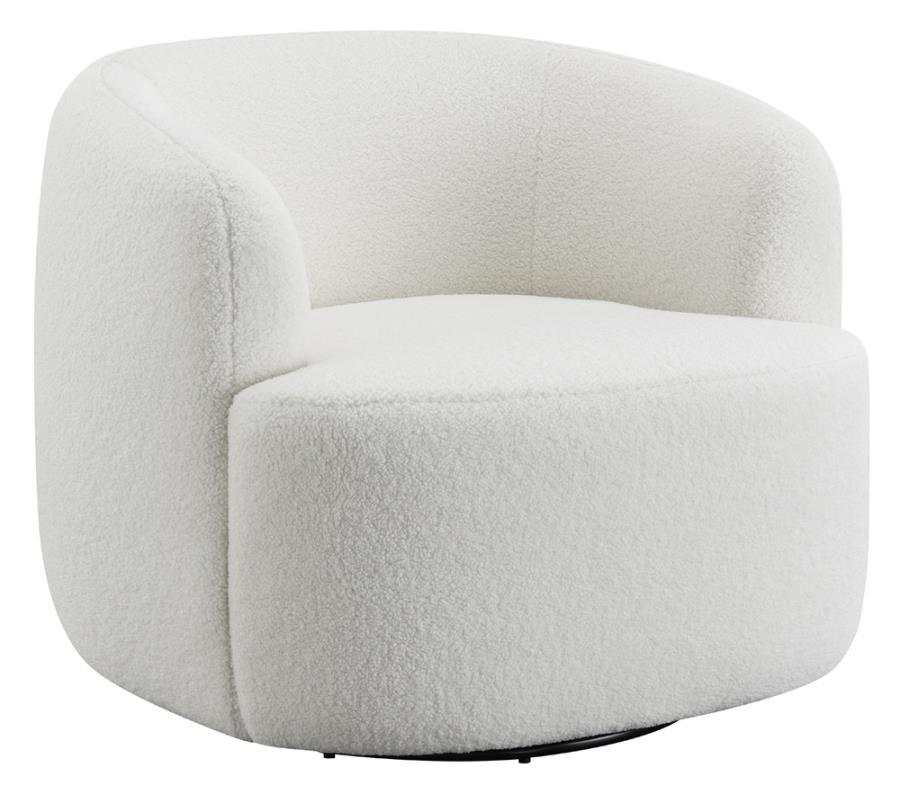 Rosaver White Accent Chair - Ornate Home