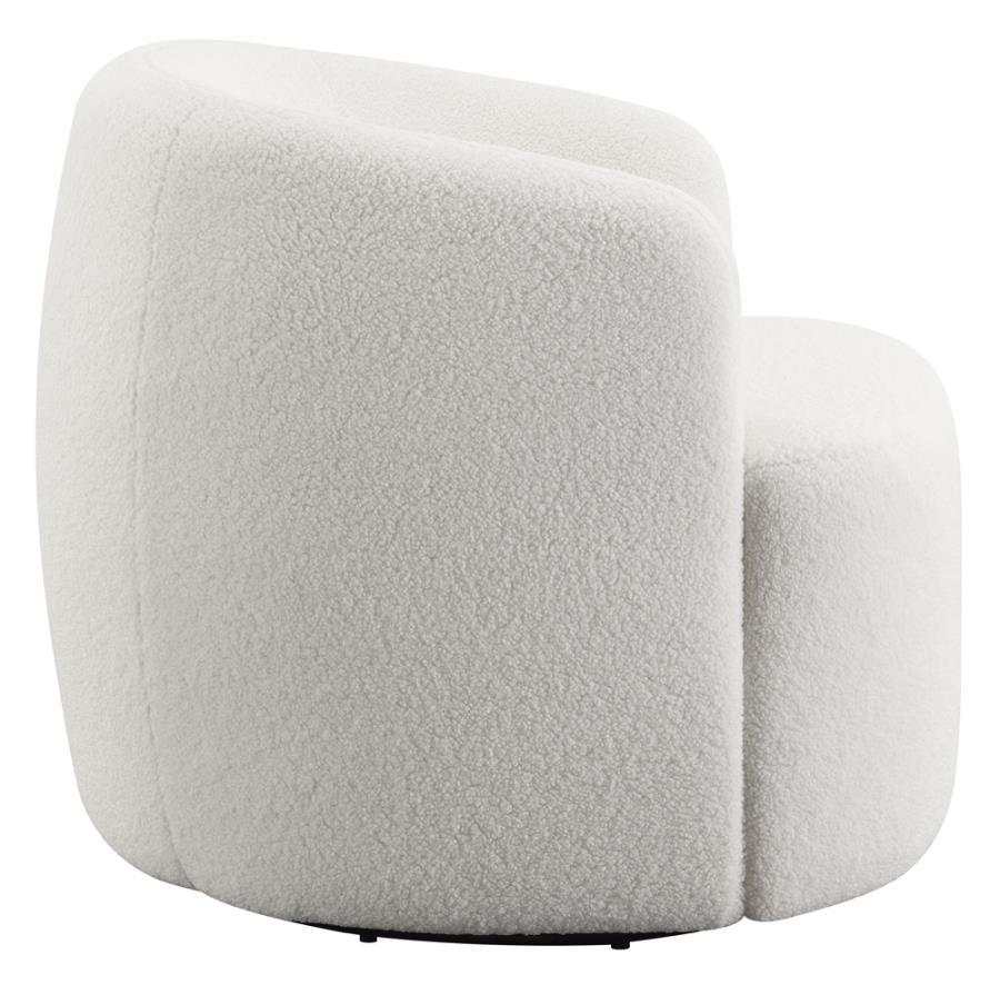 Rosaver White Accent Chair - Ornate Home