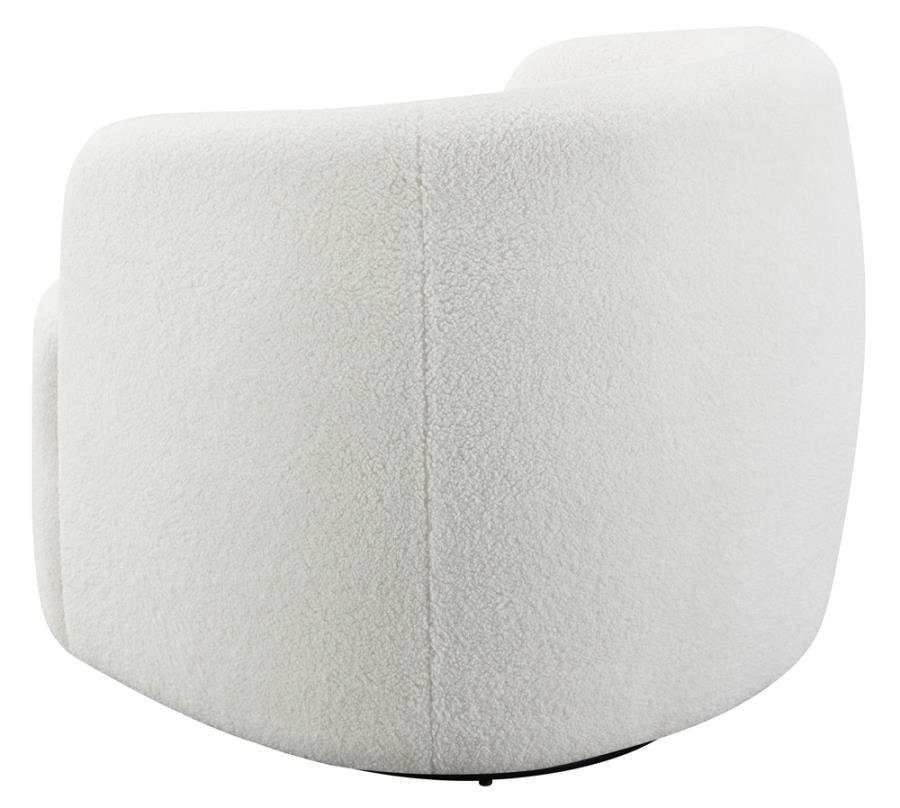 Rosaver White Accent Chair - Ornate Home