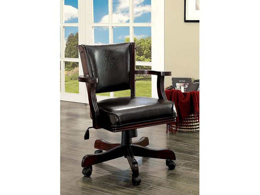 Rowan Cherry Height-Adjustable Arm Chair - Ornate Home