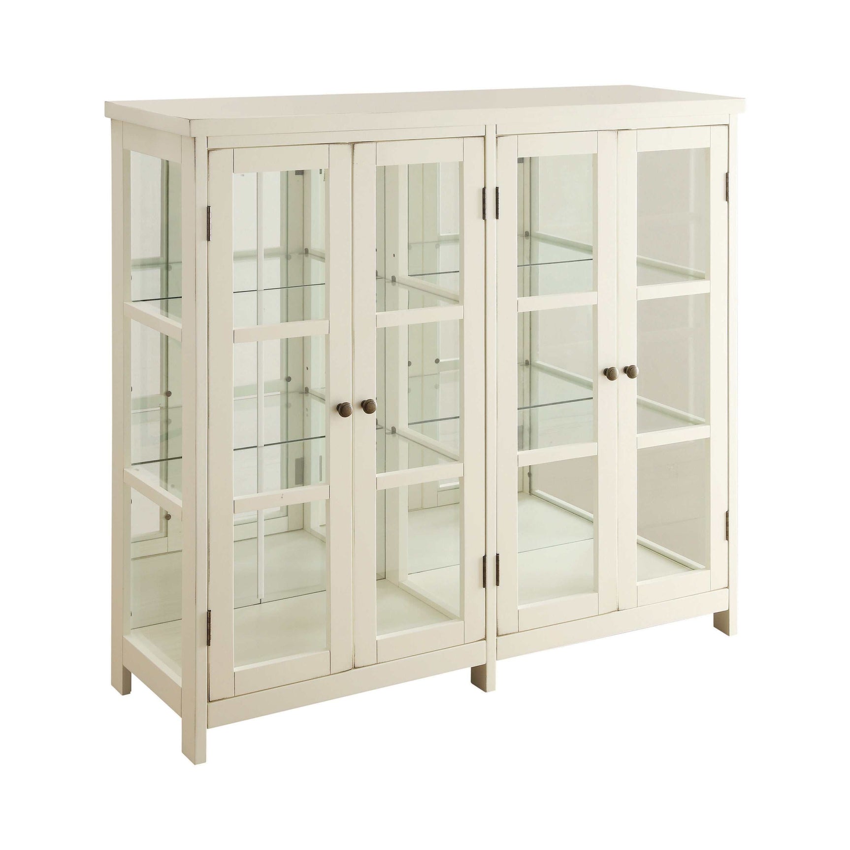 Sable White Accent Cabinet - Ornate Home