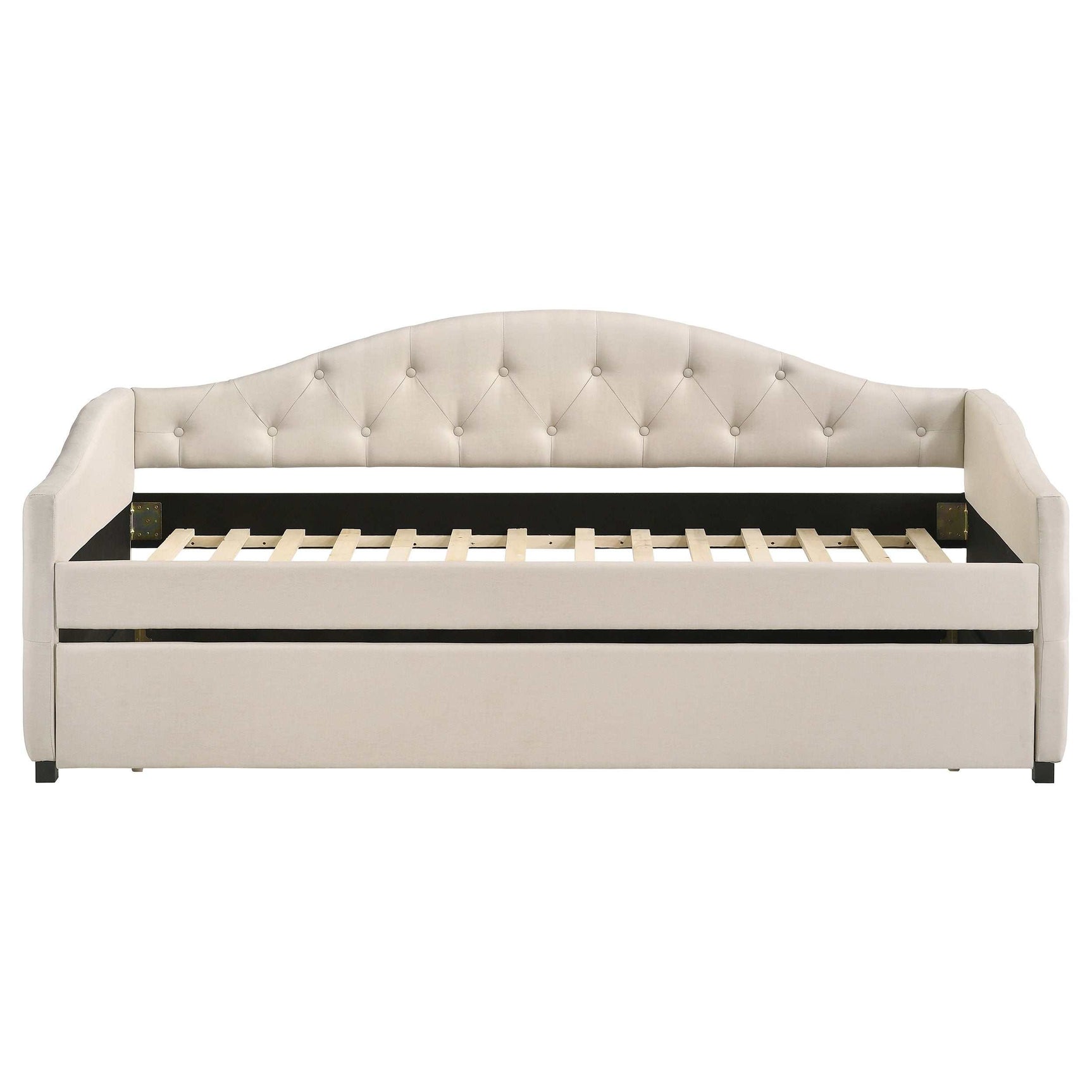 Sadie Taupe Twin Daybed W/ Trundle - Ornate Home