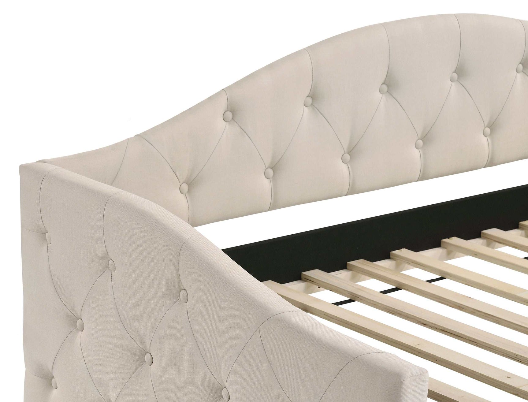 Sadie Taupe Twin Daybed W/ Trundle - Ornate Home