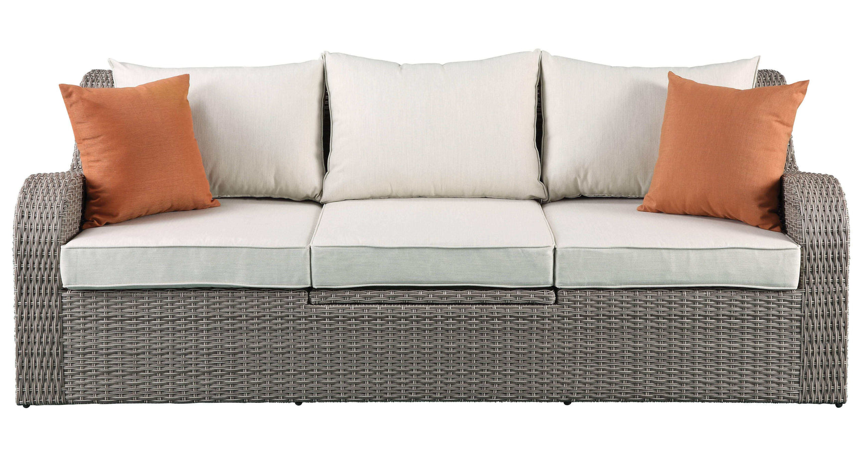 Salena Sectional Sofa w/ Hidden Lift Table & 2 Ottomans - Ornate Home