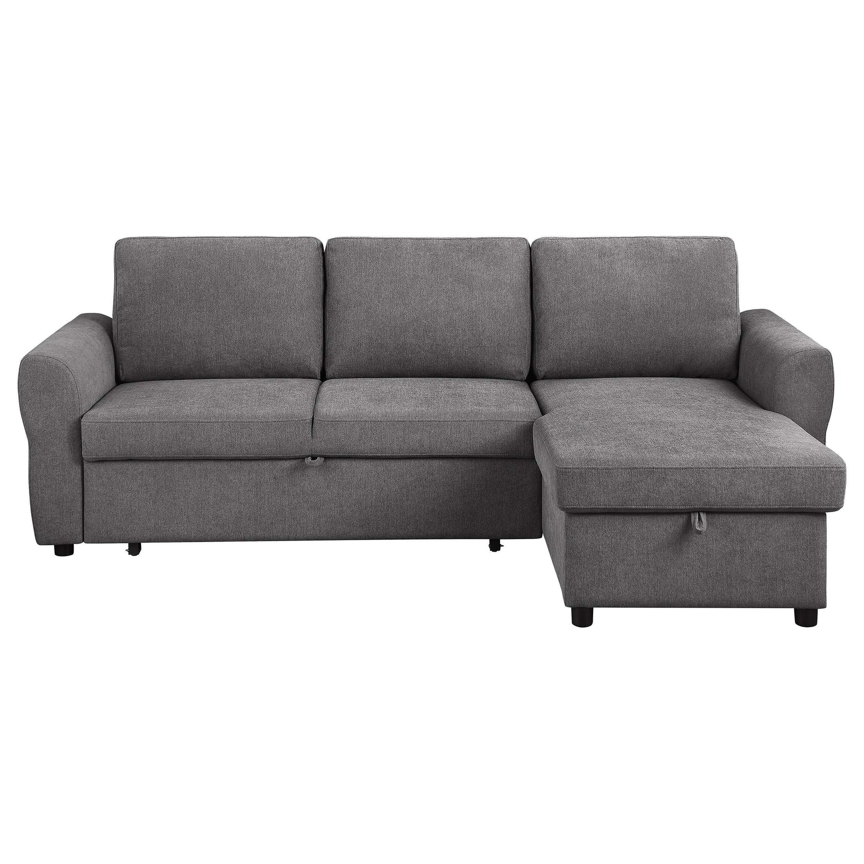 Samantha Grey Sleeper Sectional - Ornate Home