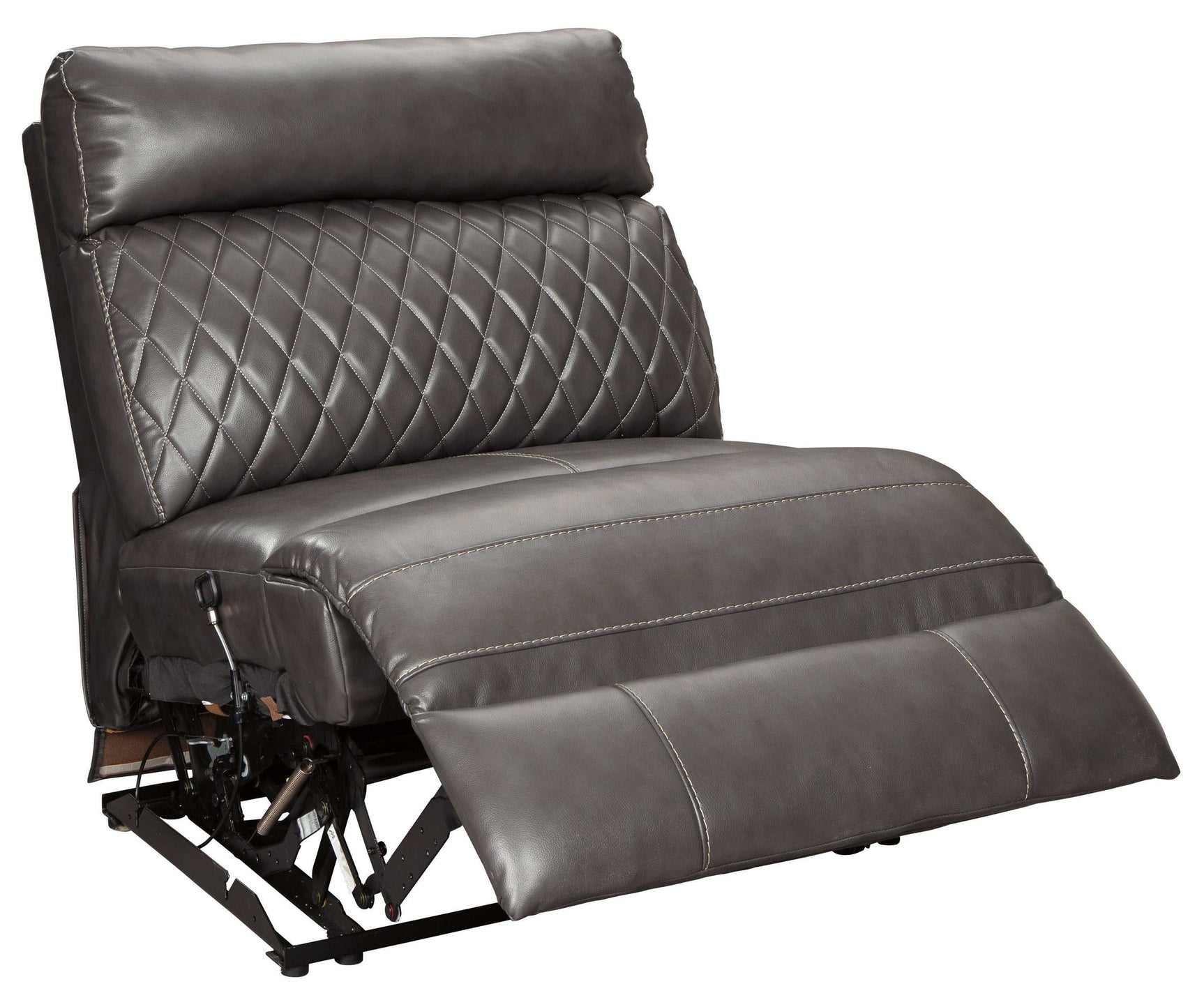 Samperstone Gray 5pc Power Reclining Sectional - Ornate Home