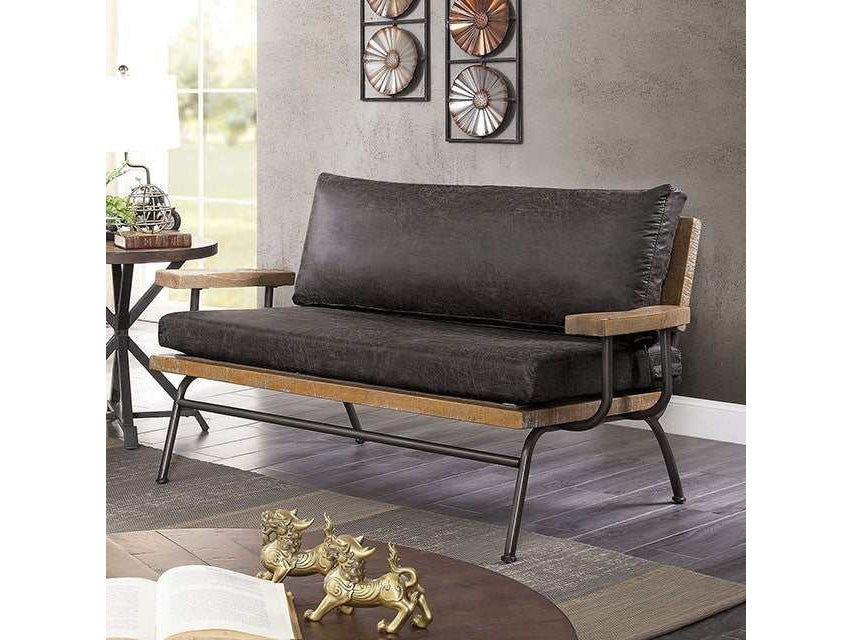 Santiago Dark Gray Loveseat - Ornate Home