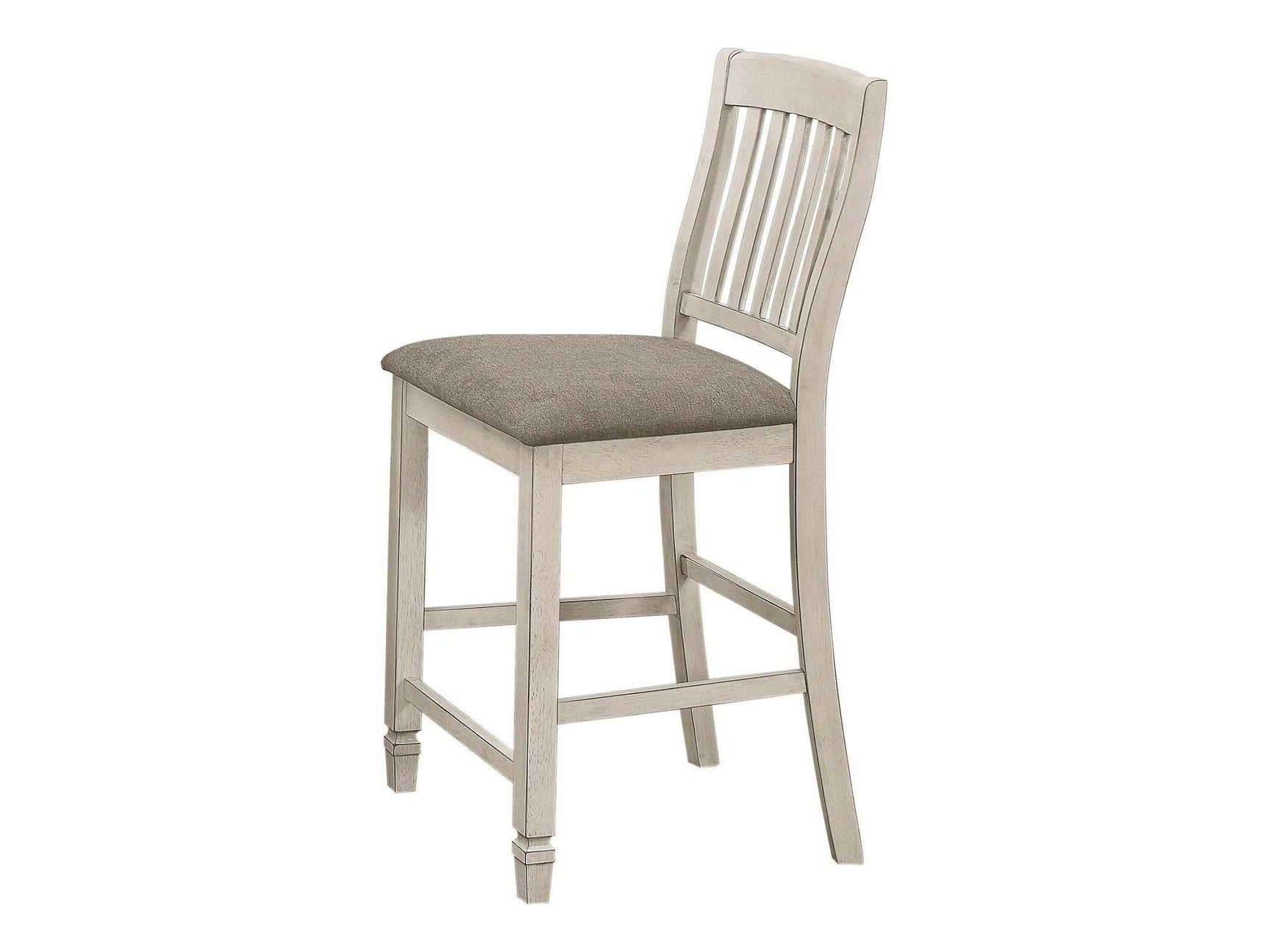 Sarasota Grey & Rustic Cream Counter Height Chairs (Set of 2) - Ornate Home