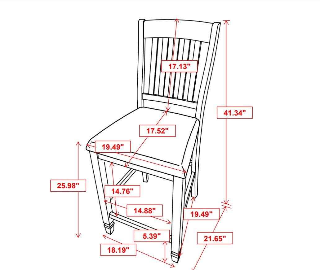 Sarasota Grey & Rustic Cream Counter Height Chairs (Set of 2) - Ornate Home