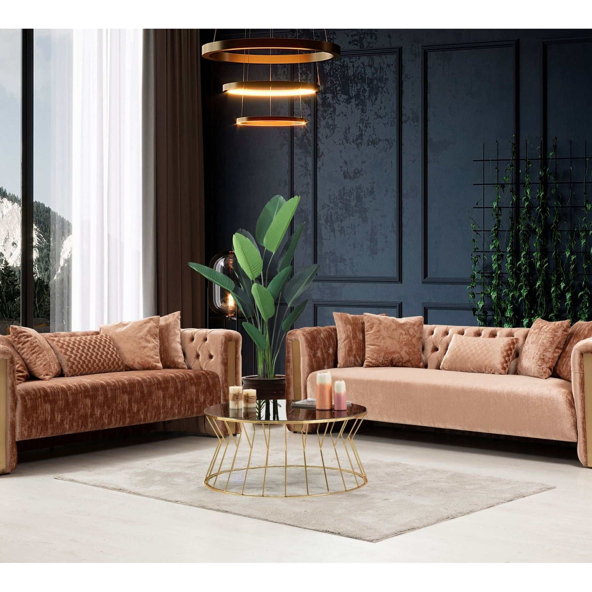 Nova Furniture Scarlett Plush Sofa & Loveseat | Ornate Home