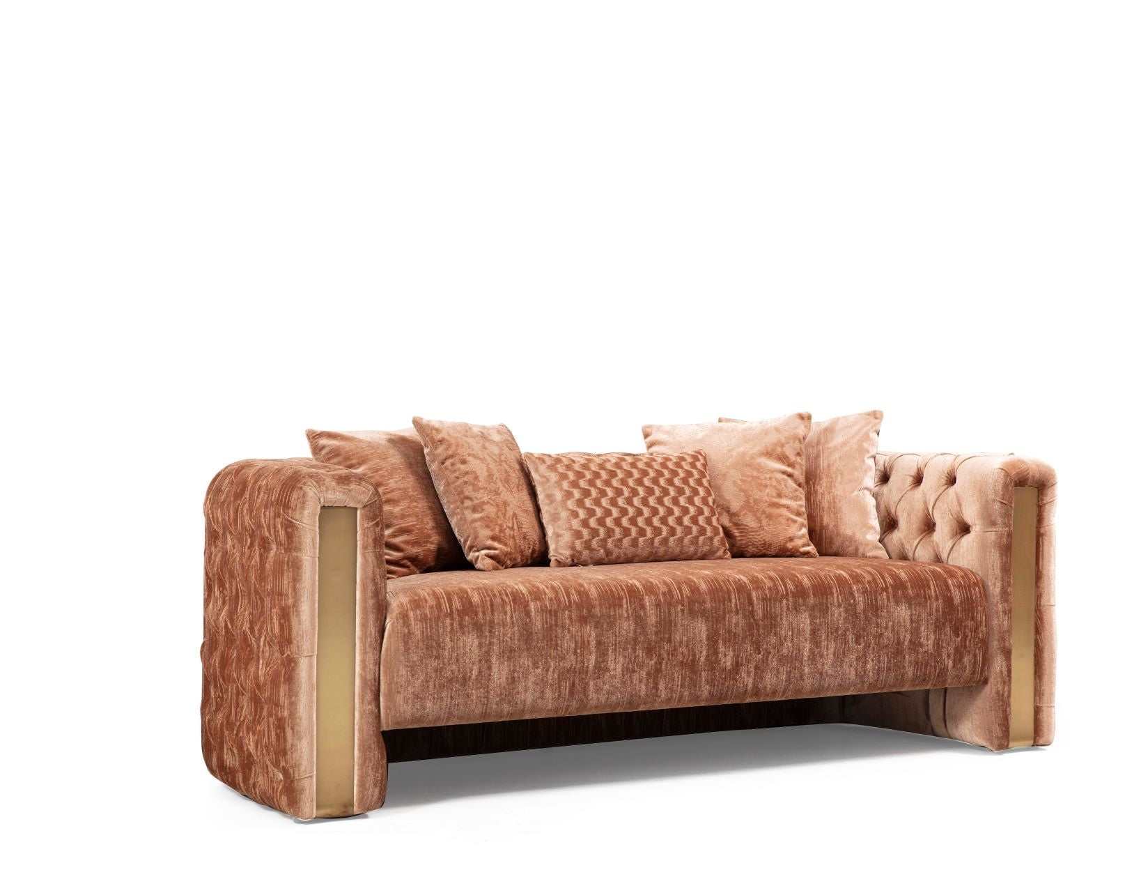 Scarlett Plush Sofa & Loveseat - Ornate Home