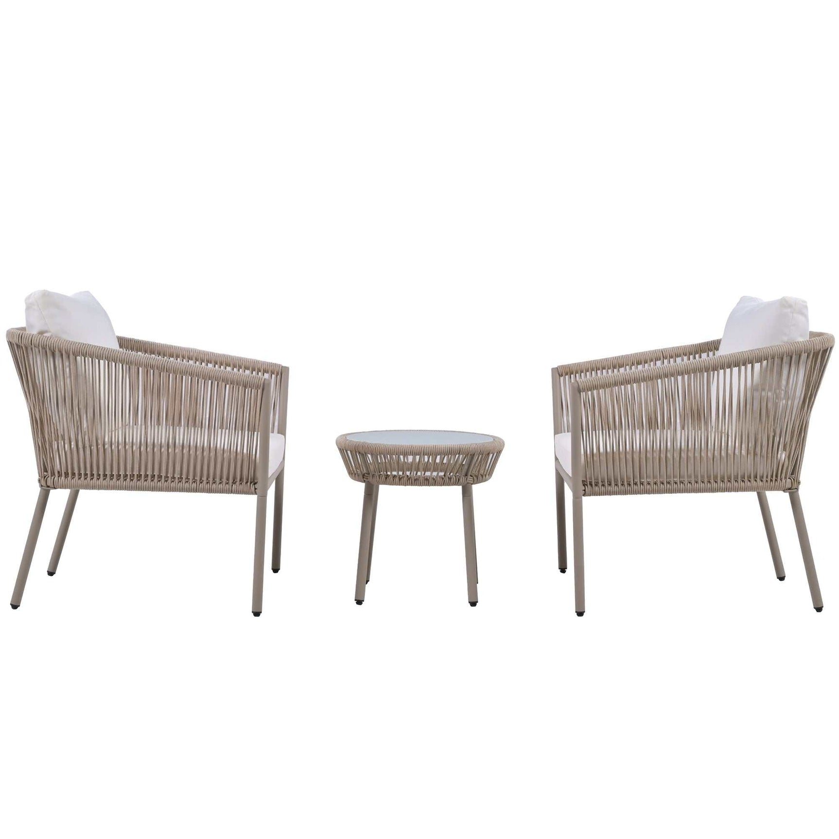 Sequoia Light Luxury Simple Style Outdoor Set Brown - Ornate Home